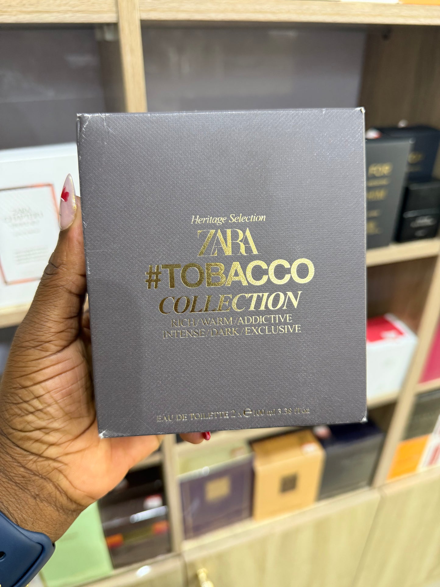 Zara tobacco collection set edt 100mls