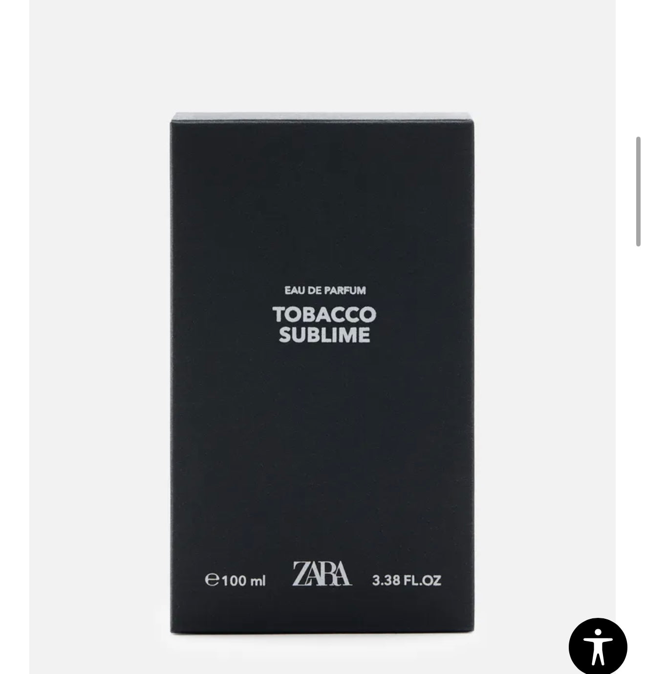 Zara tobacco sublime edp 100ml