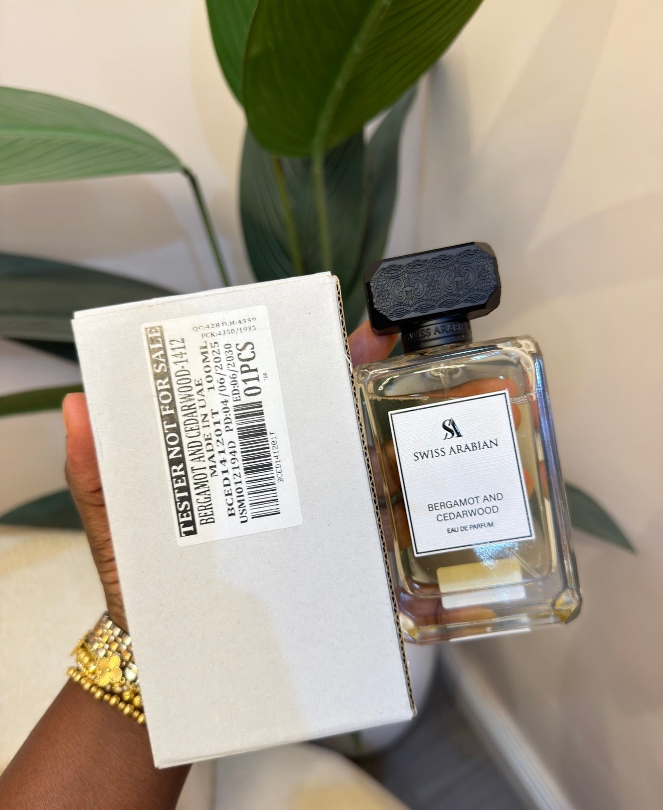 Swiss Bergamot and Cedarwood tester