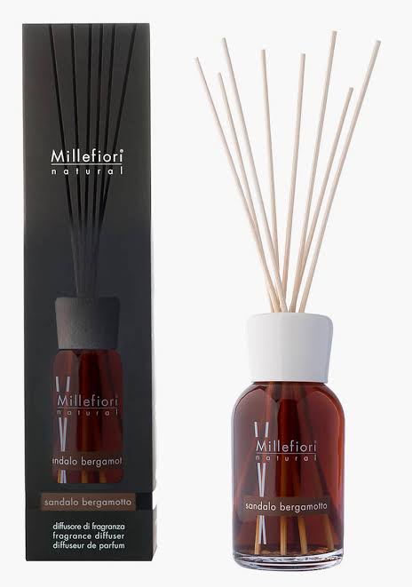 Millefiori sandalo bergamotto 500ml starter pack diffuser
