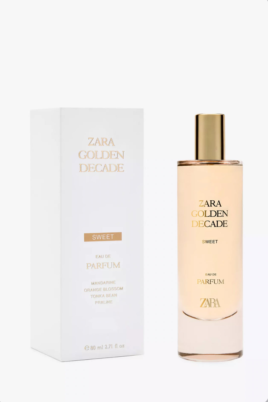 Zara Golden Decade Sweet EDP 80ml