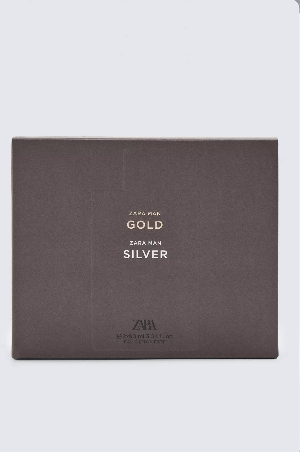 Zara Man Silver and Gold EDP 90ml each