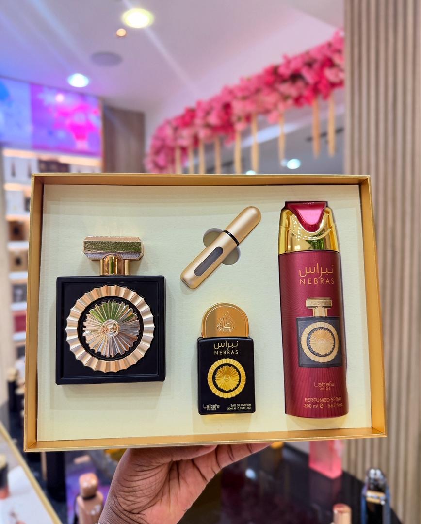 Lattafa Nebras 4-in-1 Giftset 100ml EDP – Zash Aura