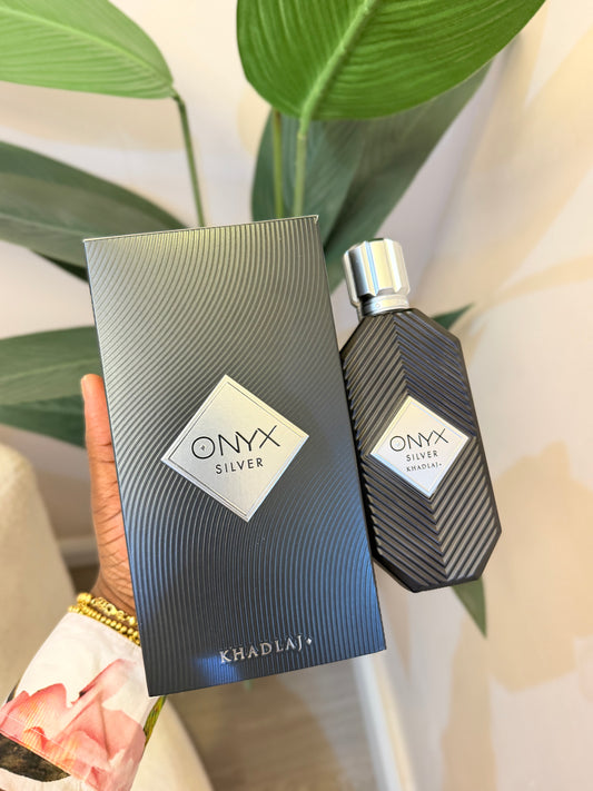 Khadlaj onyx silver edp 100ml for men