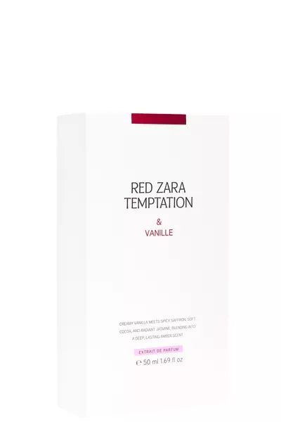 ZARA RED TEMPTATION & VANILLE EXTRAIT DE PARFUM 50ML
