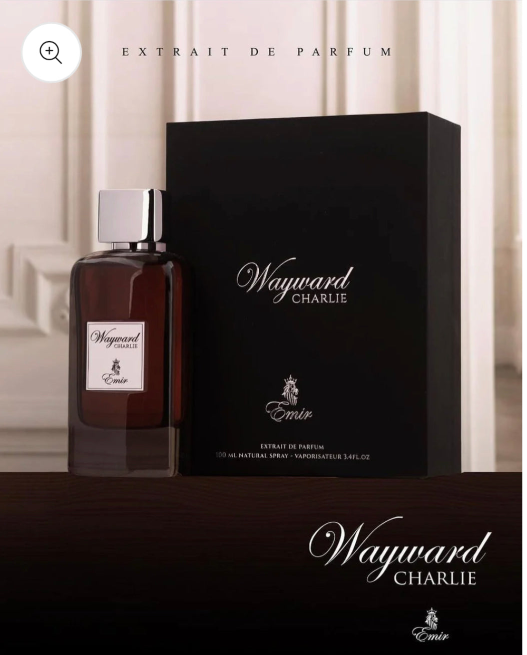 Emir Wayward Charlie extrait de Parfum 100ml unisex perfume