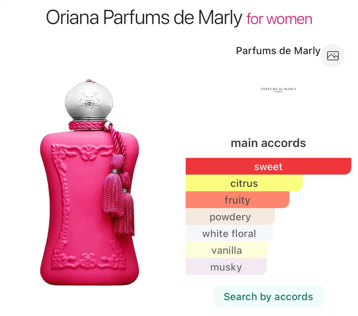 Parfums De Marly Oriana EDP 75ml