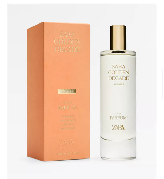 Zara golden decade summer edp 80ml for women