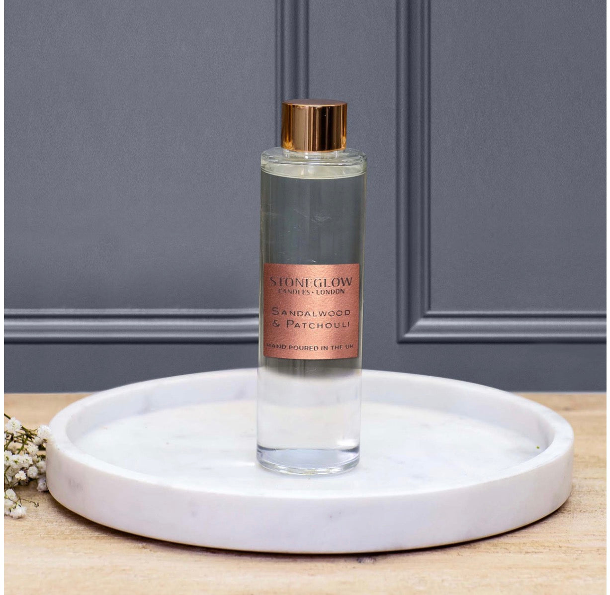 Stoneglow sandalwood & patchuoli diffuser refill 200ml
