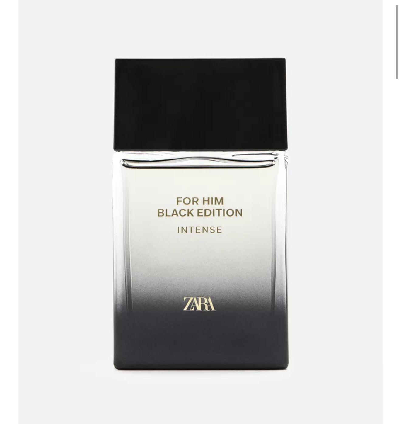 Zara for him black edition intense parfum 100ml