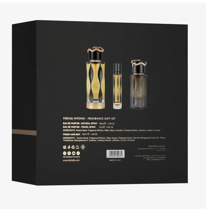Lattafa Teriaq Intense 3-in-1 giftset