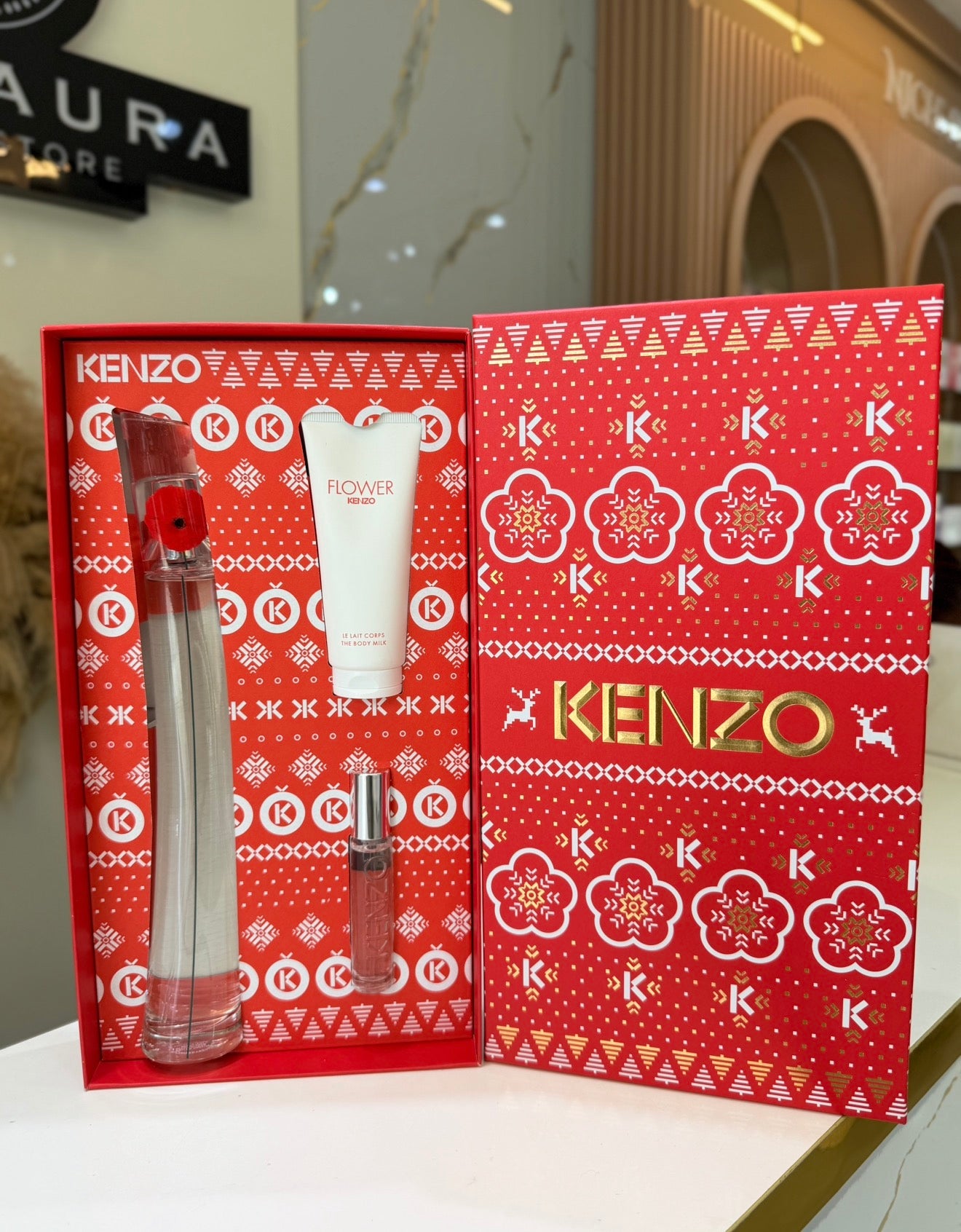 Kenzo flower 3-in-1 giftset for women
