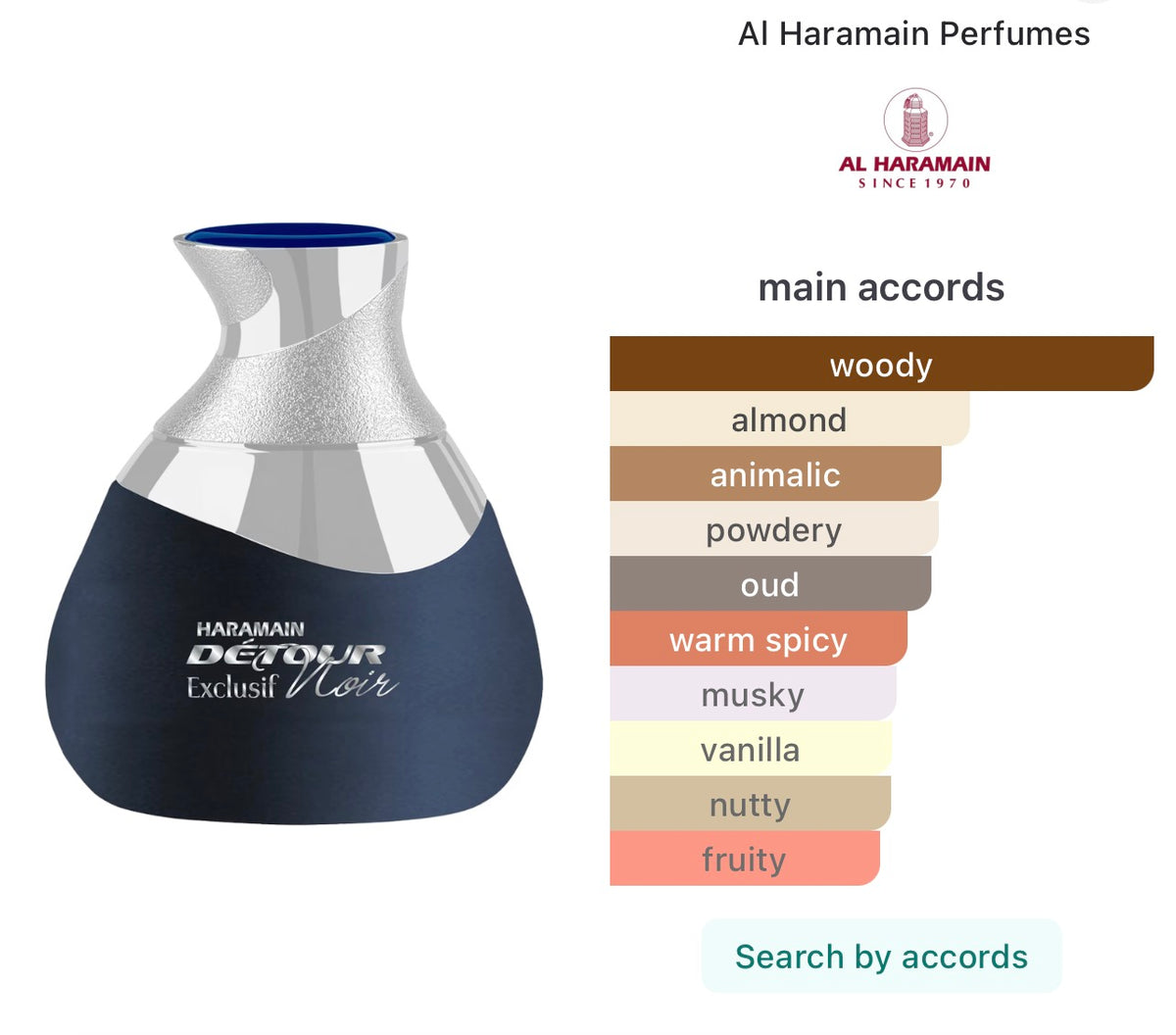 Al Haramain Detour Exclusif Noir EDP 100ml