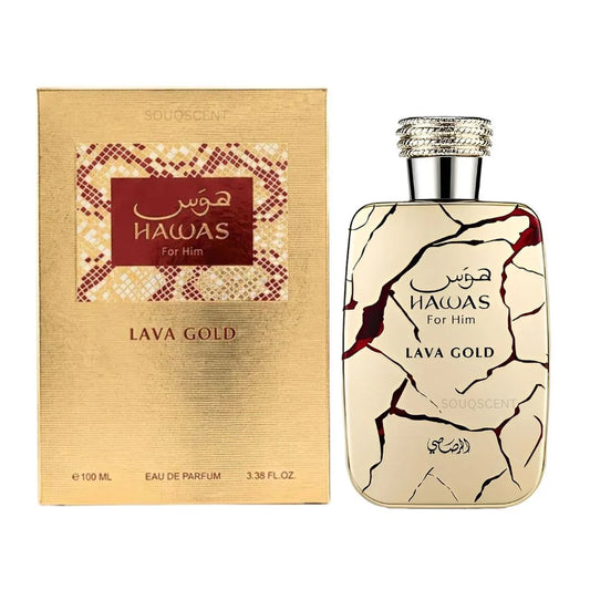 Rasasi Hawas lava gold edp 100ml for him