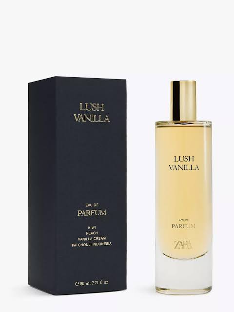 Zara lush vanilla edp 80ml for women