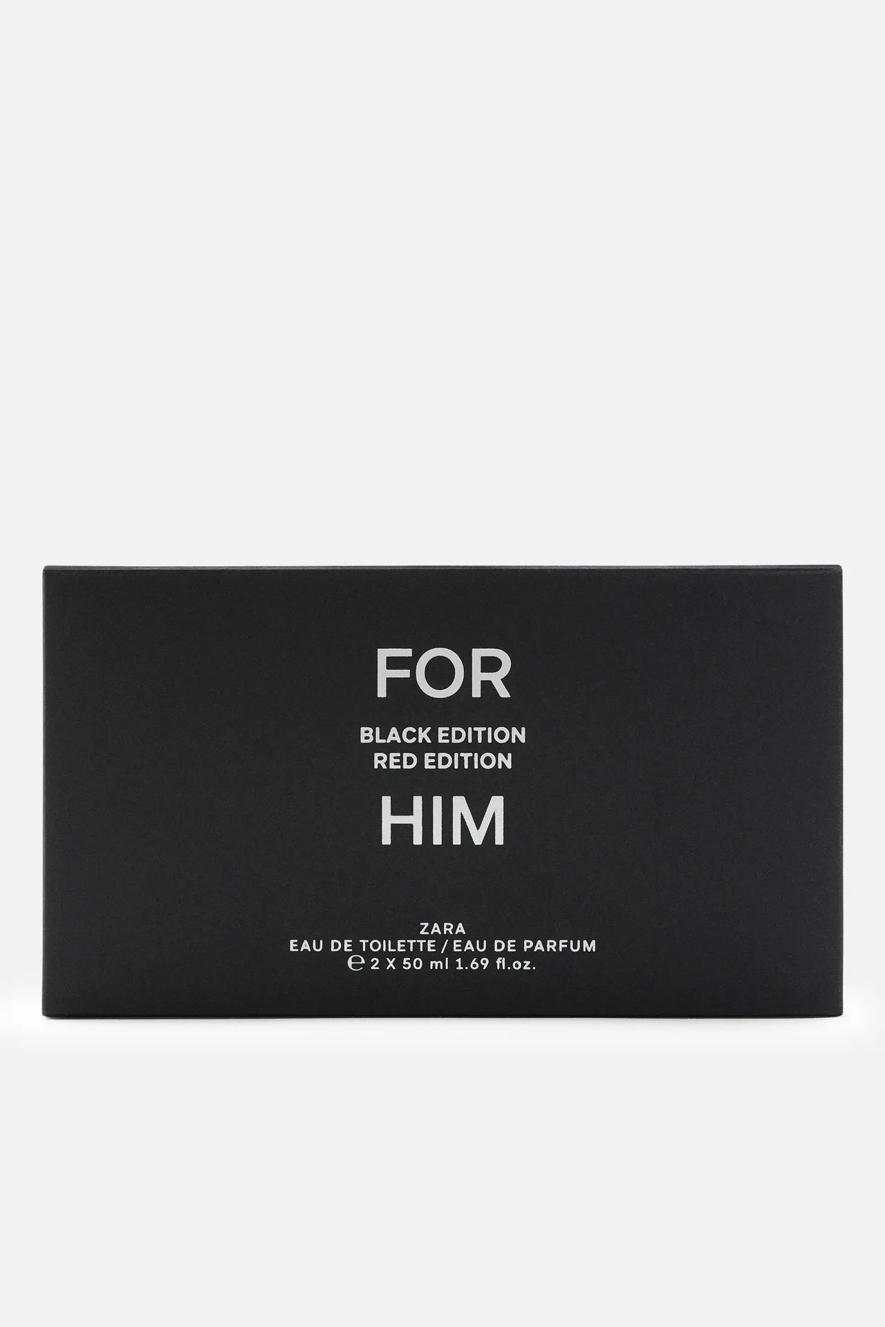 Zara for him black and red edition giftset