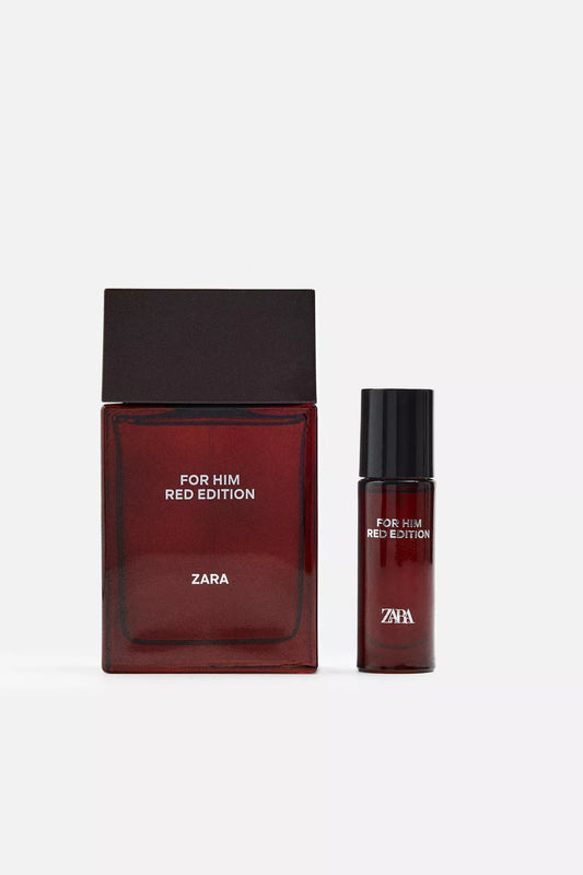 Zara for him red edition set plus 12ml