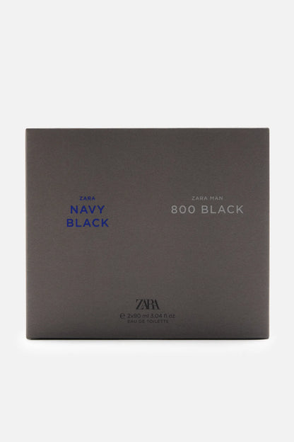 Zara navy black and 800 black set