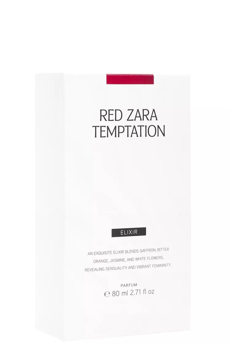 ZARA RED TEMPTATION ELIXIR PARFUM 80ML
