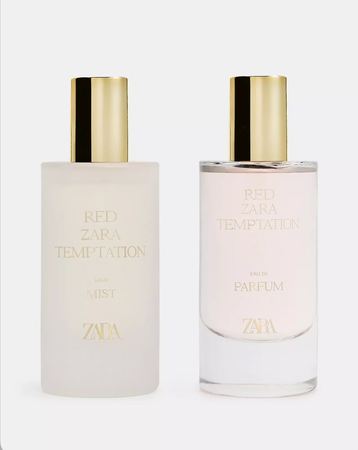 Zara Red Temptation EDP and Hair mist Limited Edition 50ml each