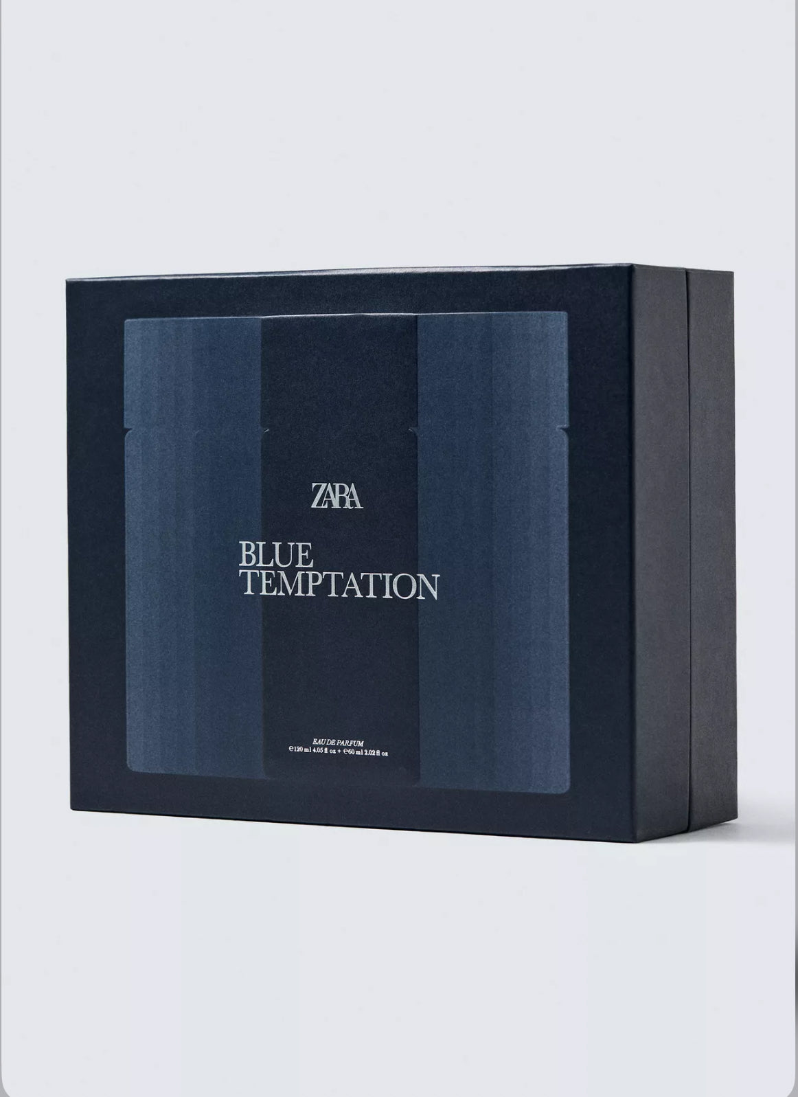 ZARA BLUE TEMPTATION EDP SET 120 ML + 60ML