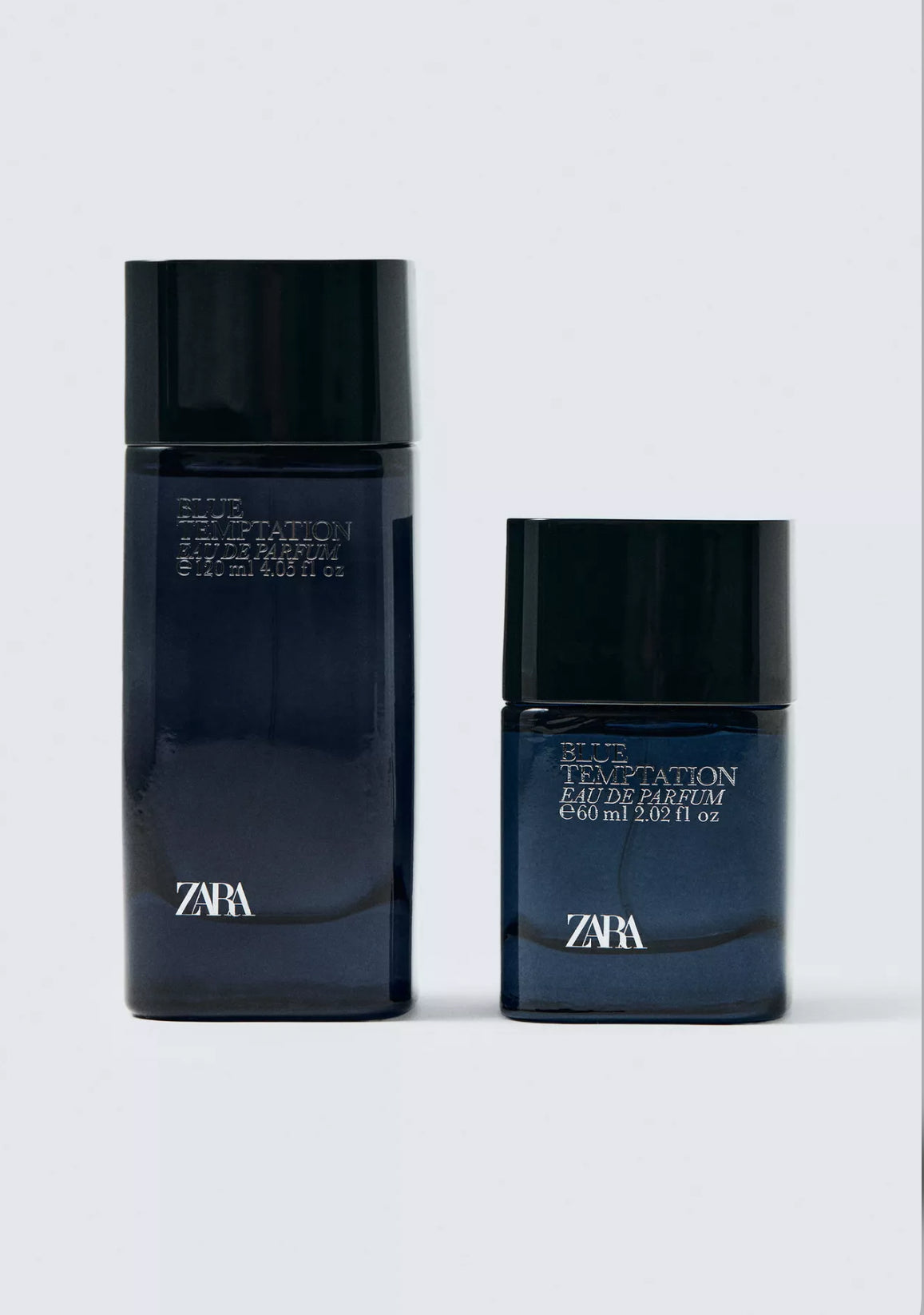 ZARA BLUE TEMPTATION EDP SET 120 ML + 60ML