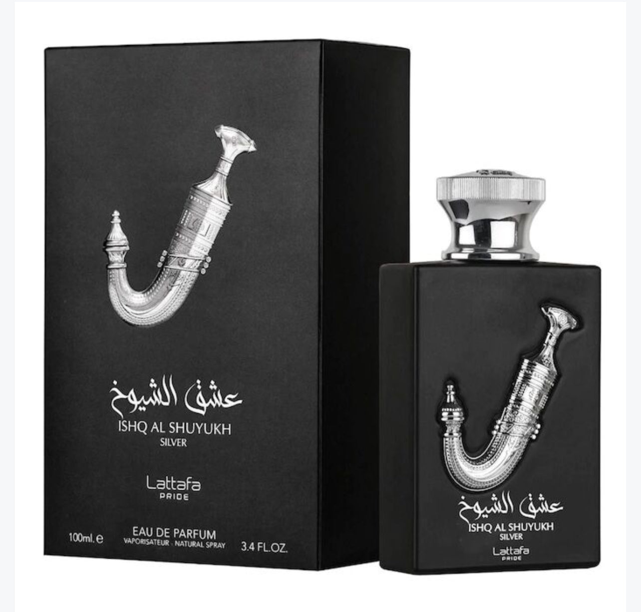 Lattafa Ishq Al Shuyukh Silver EDP 100ml