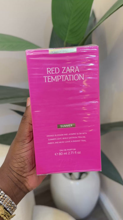 Zara Red temptation summer edp 80ml for women