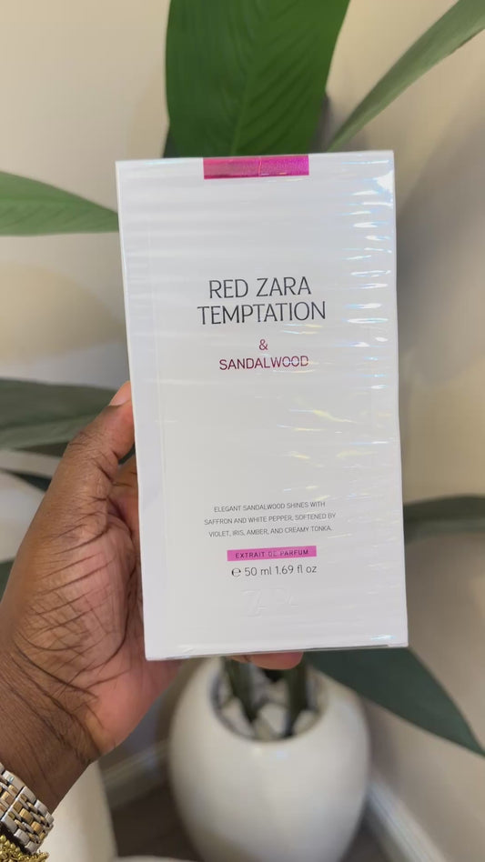 ZARA RED TEMPTATION & SANDALWOOD EXTRAIT DE PARFUM 50 ML